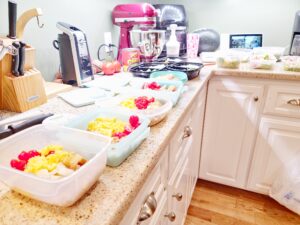 Meal Planning: Break Bowls In A Line